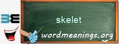 WordMeaning blackboard for skelet